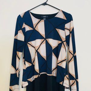 BLUE/BEIGE ALFANI WORK TOP